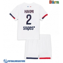 Fotballdrakt Barn Paris Saint-Germain Achraf Hakimi #2 Bortedraktsett 2025-26 Kortermet (+ Korte bukser)